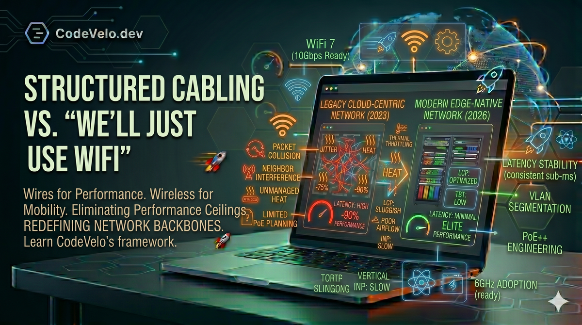 Structured Cabling vs. “We’ll Just Use WiFi”