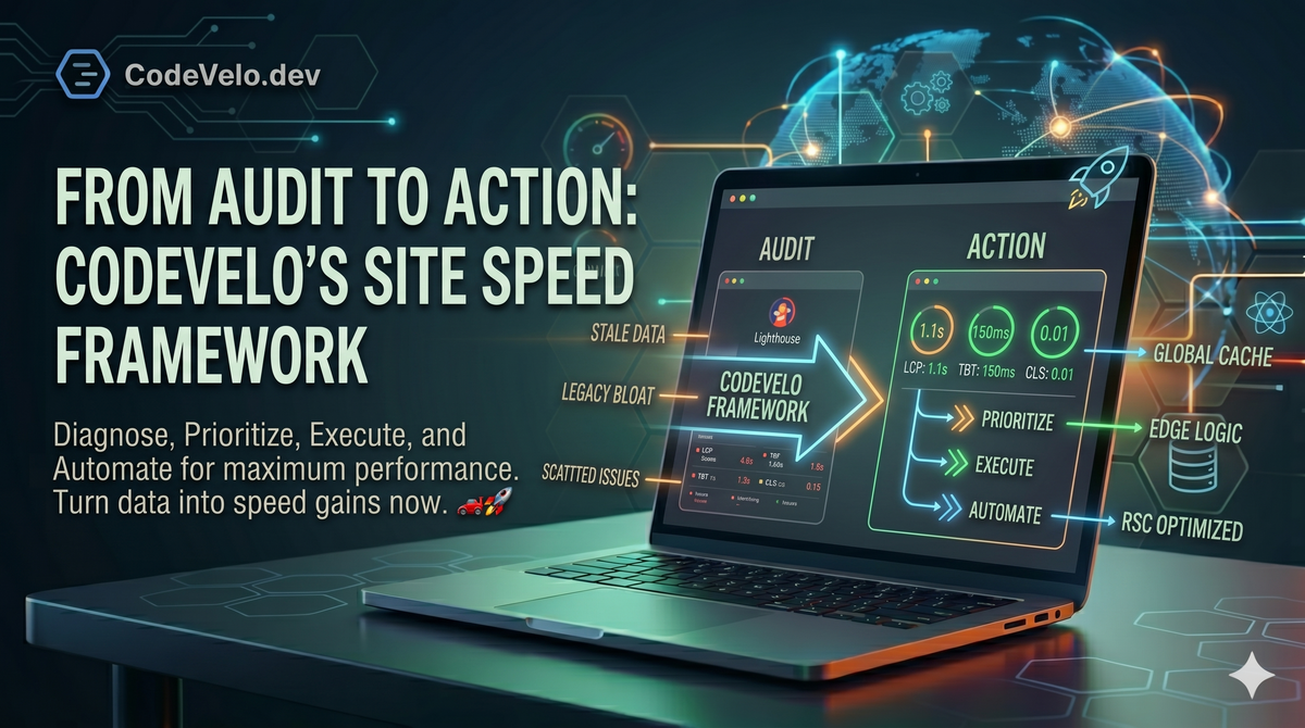 From Audit to Action: CodeVelo’s Site Speed Framework