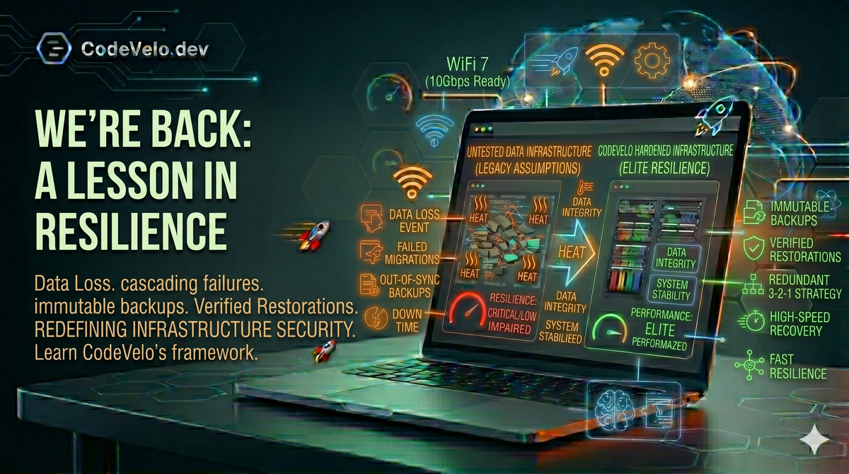 We’re Back: A Lesson in Resilience