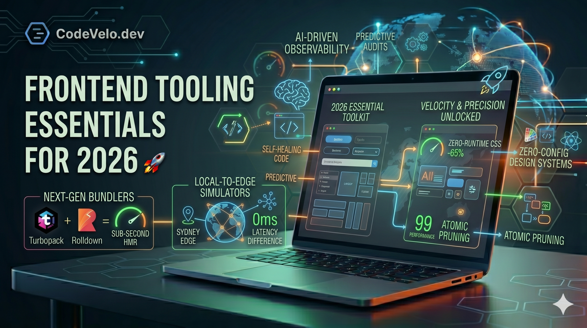 Frontend Tooling Essentials for 2026