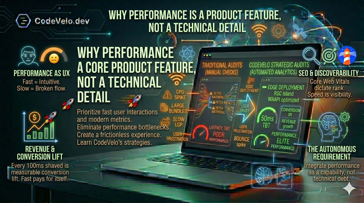 Why Performance Is a Product Feature, Not a Technical Detail