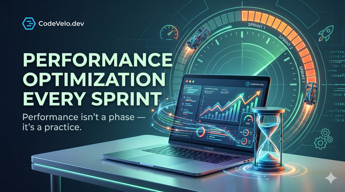 Performance Optimization Every Sprint