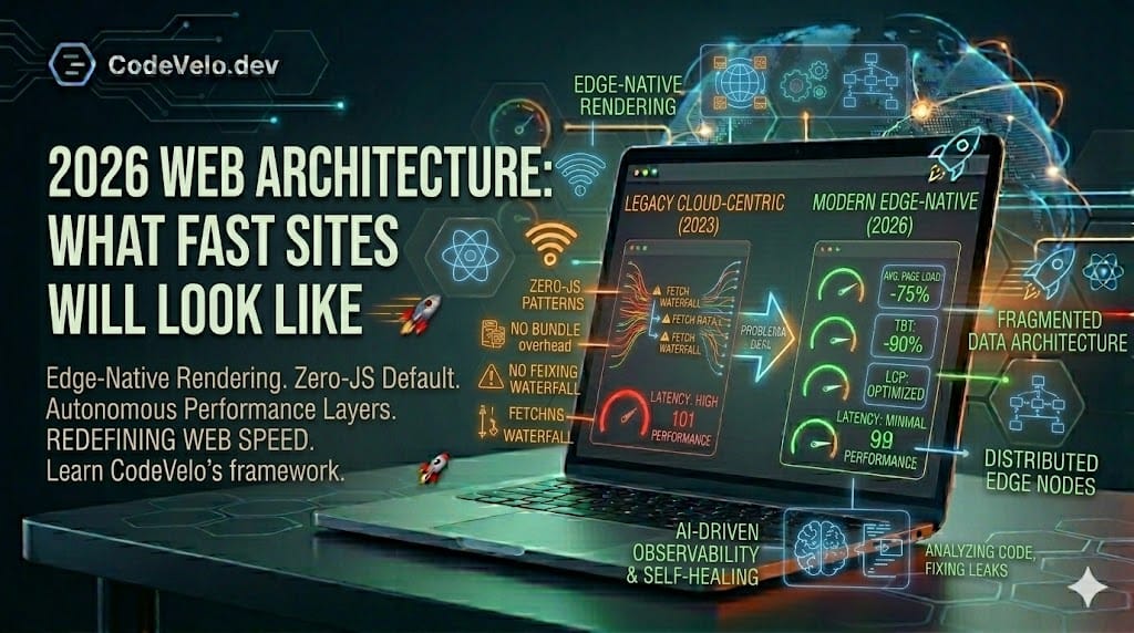 2026 Web Architecture: What Fast Sites Will Look Like