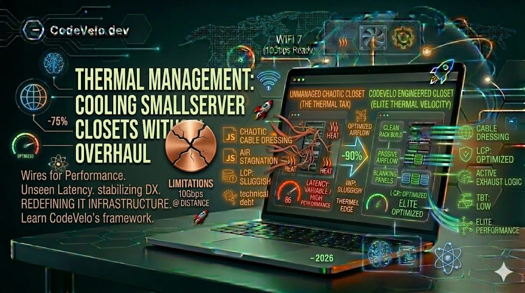 Thermal Management: Cooling Small Server Closets Without HVAC Overhaul