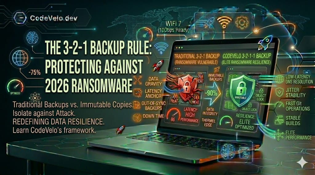 The 3-2-1-1 Backup Rule: Protecting Against 2026 Ransomware