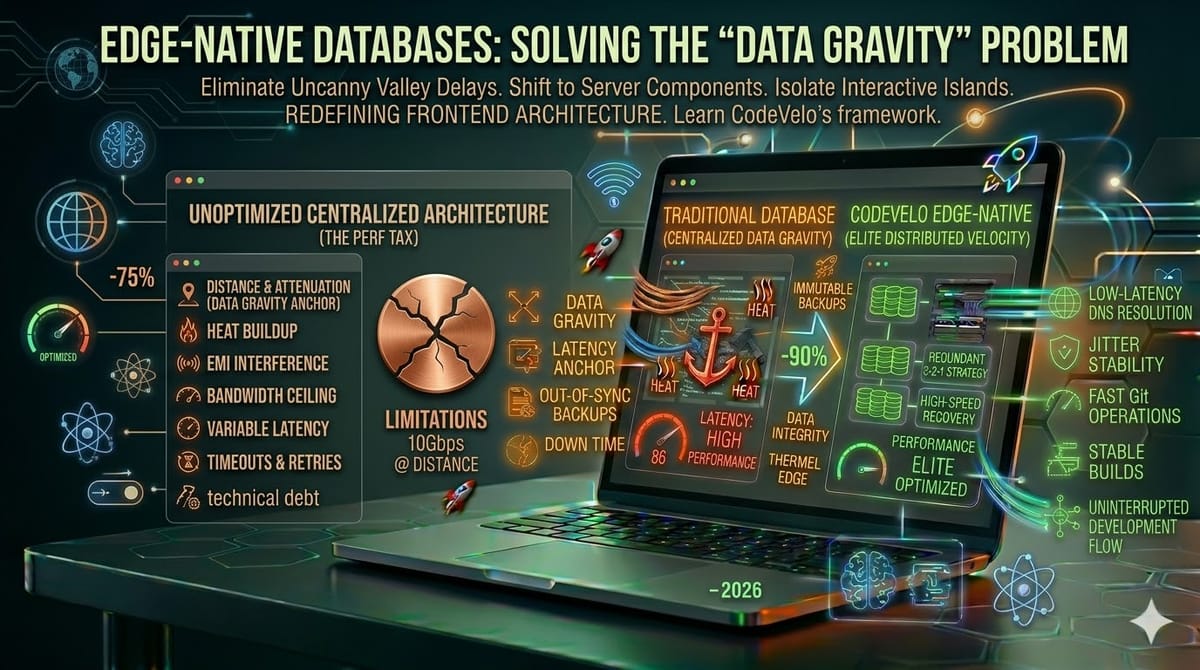Edge-Native Databases: Solving the "Data Gravity" Problem