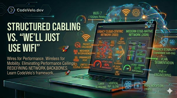 Structured Cabling vs. “We’ll Just Use WiFi”