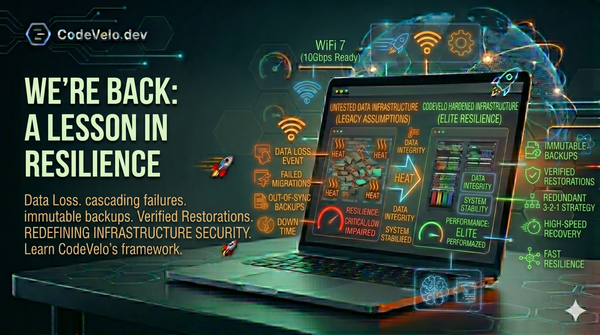 We’re Back: A Lesson in Resilience