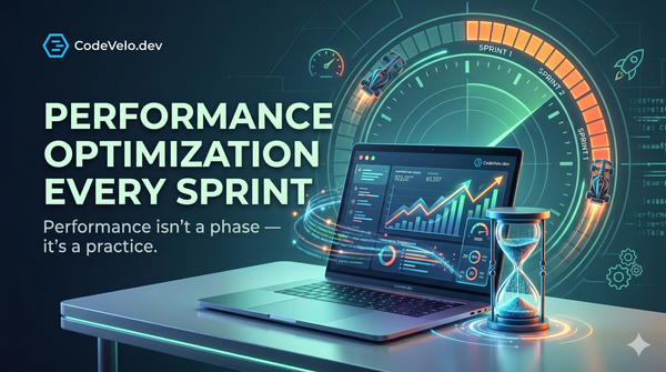 Performance Optimization Every Sprint