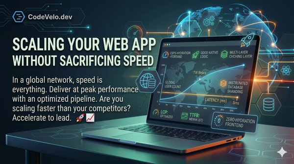 Scaling Your Web App Without Sacrificing Speed