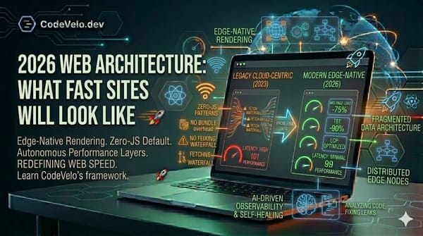 2026 Web Architecture: What Fast Sites Will Look Like
