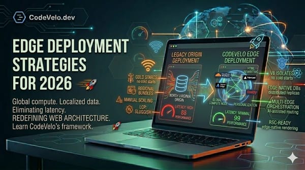 Edge Deployment Strategies for 2026