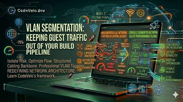 VLAN Segmentation: Keeping Guest Traffic Out of Your Build Pipeline
