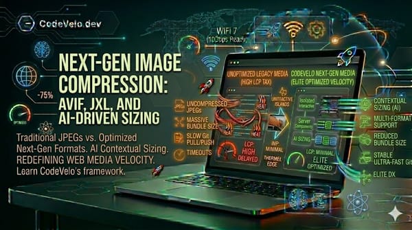 Next-Gen Image Compression: AVIF, JXL, and AI-Driven Sizing