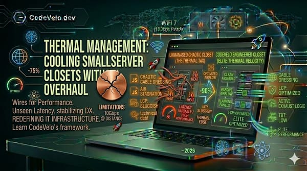 Thermal Management: Cooling Small Server Closets Without HVAC Overhaul