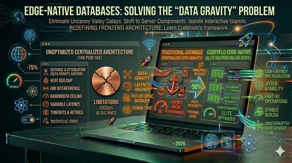 Edge-Native Databases: Solving the "Data Gravity" Problem
