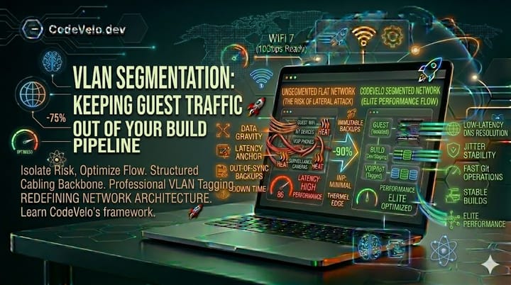 VLAN Segmentation: Keeping Guest Traffic Out of Your Build Pipeline
